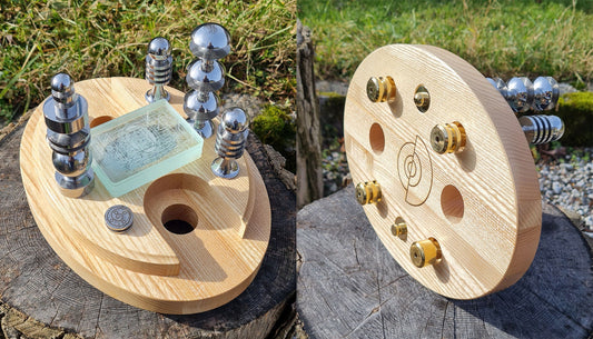 Borea – Großer Regulator mit weitem Feld
Energetische Resonanzplatte aus Massivholz